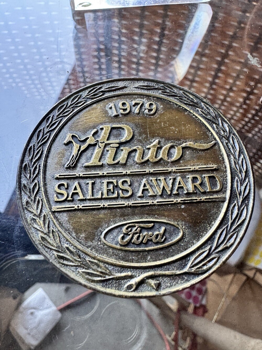 1979 Ford Motor Company Pinto Sales Award “Project 180” HTF RARE Ford Dealer Adv